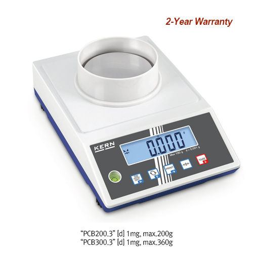 Daihan Science Kern [d] 1 & 10mg, max.200·360·3,600g Standard Precision Lab Balance “PCB”, Com