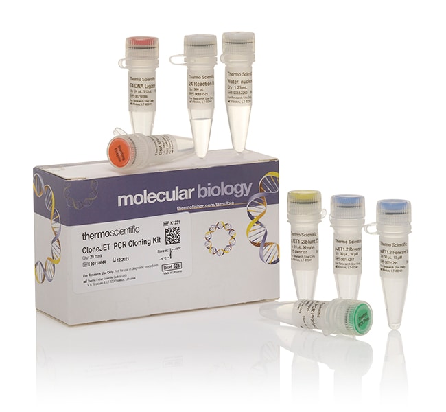 Thermo Fisher Scientific CloneJET PCR Cloning Kit, 20 Reactions