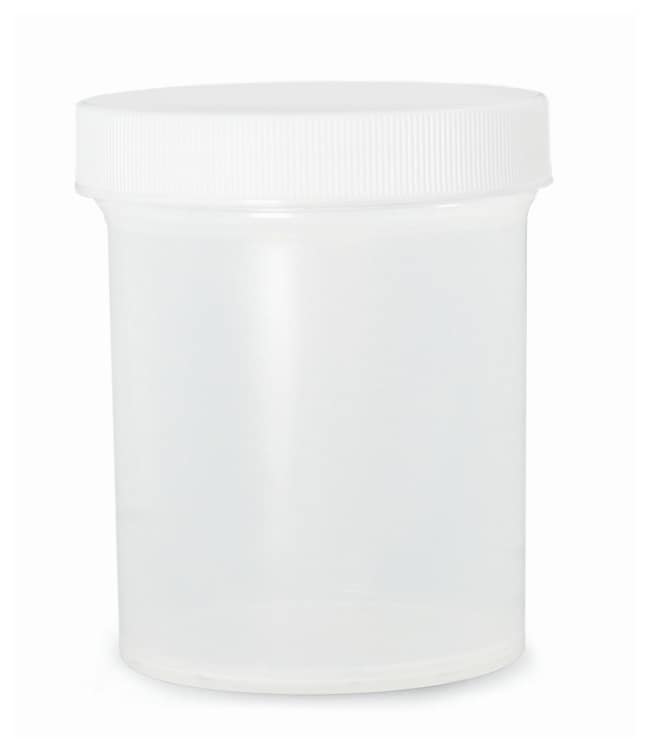 Thermo Fisher Scientific Natural Polypropylene Jars: w/White PP Unlined Caps