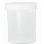 Thermo Fisher Scientific Natural Polypropylene Jars: w/White PP Unlined Caps