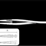 Ideal Tek Ceramic Replaceable Tip Tweezers 세라믹 교체 팁 포셉_135mm IT.71MZ.SA