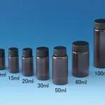 AS ONE PET Screw Vial (Brown), PET 스크류캡 바이알 갈색