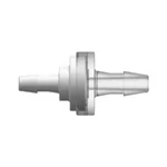 Check Valve, 200 Series Barbs, 3/32` (2.4 mm) ID Tubing x 1/8` (3.2 mm) ID Tubing