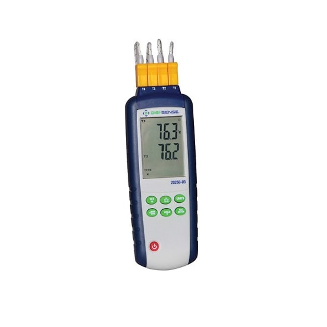 Thermo Fisher Scientific Digi-Sense Thermocouple Thermometer, Type K/J, NIST Traceable Calibration
