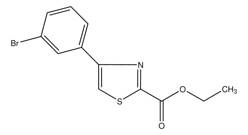 Merck Ethyl 4-(3-bromophenyl)thiazole-2-carboxylate