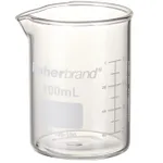 Thermo Fisher Scientific Reusable Glass Low-Form Griffin Beakers, Capacity: 100mL; Graduated 20 to 80mL in 10mL increments