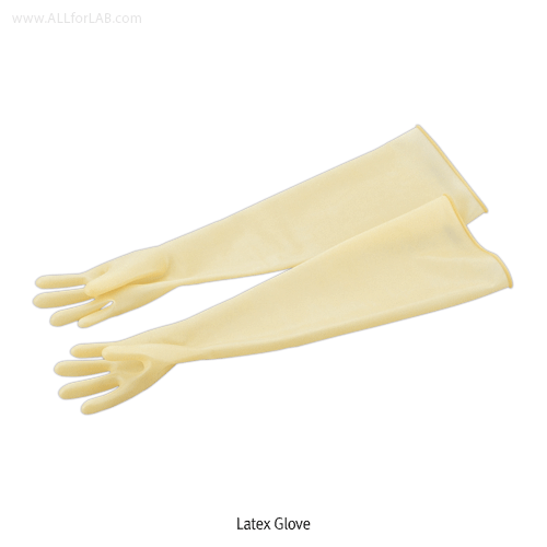Daihan Science Natural Rubber Gloves for Glove Box, for Port Φ130~200mm, Length 630~780mm<br>Po