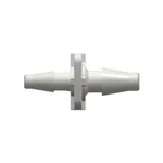 Straight Through Reduction Tube Fitting with Classic Series Barbs, 1/8` (3.2 mm) and 3/32` (2.4 mm) ID Tubing