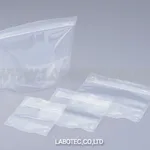 AS ONE Laminated Clear Sample Bag(with Zipper·HorizonTally Long Type), 라미네이트 지퍼백(가로타입)