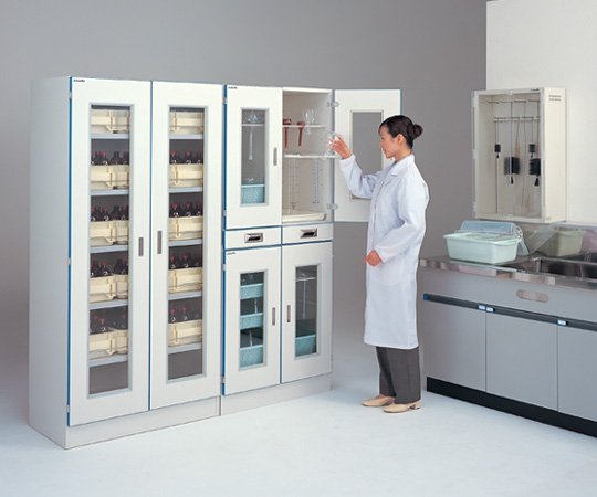 AS ONE Glassware Storage Cabinet (Dust Out R), 유리기구보관장 (더스트아웃 R)
