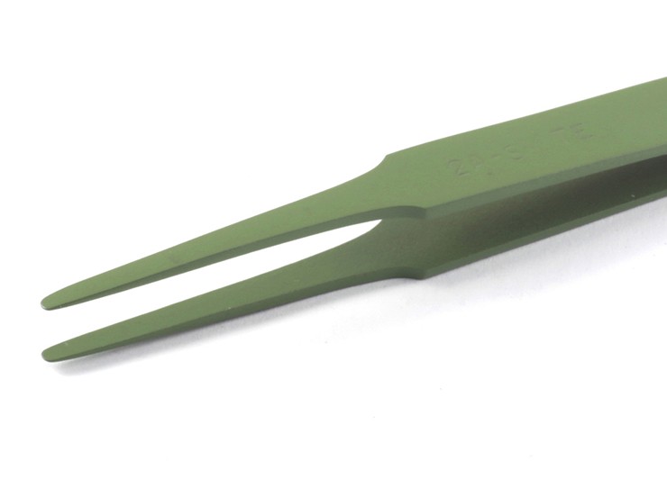SIPEL 테프론 코팅 핀셋 2A-SA-TE Tweezer