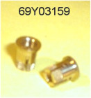 [저울 부품] Metal dowel, threaded inside one end