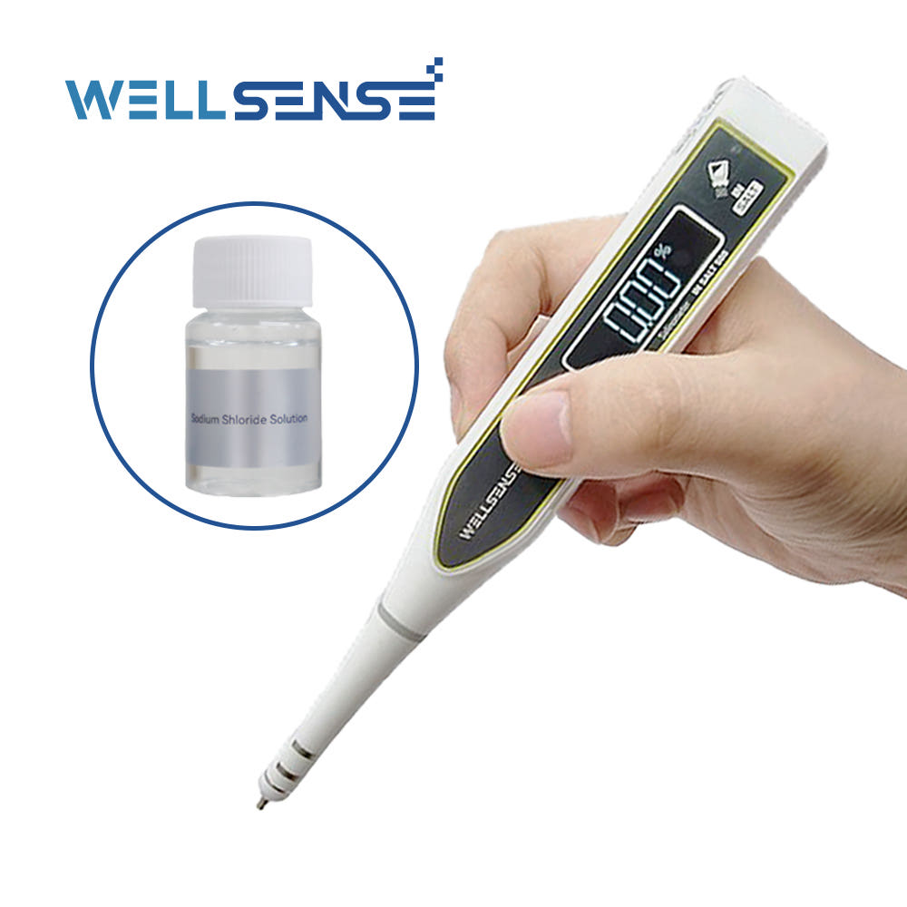 WELLSENSE 웰센스 디지털 염도계 인솔트 500 저염식 가정용 염분 염도 측정 기 소변 염분계