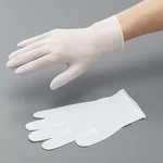 AS ONE Nitrile Silk Rubber Glove White (Powder Free) 240mm, 니트릴 실크고무 장갑 (파우더 프리) 240mm