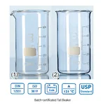 Daihan Science DURAN Premium Batch-certificated Tall Beaker, 50~2,000㎖<br>Boro-glass 3.3, with