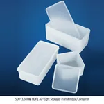 Daihan Science Azlon 500~3,500㎖ HDPE Air-tight Storage·Transfer Box/Container, with LDPE Snap