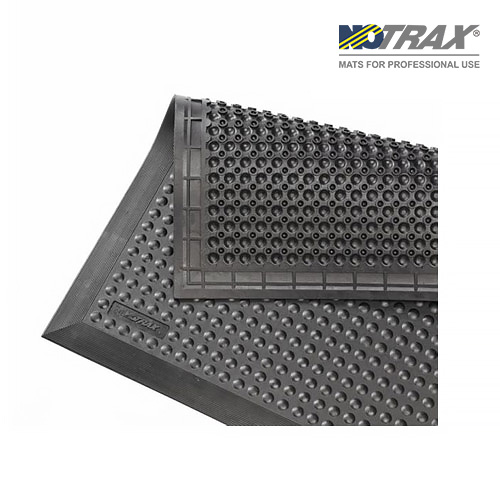 Notrax 457S0035BL / 정전기 방지 피로방지 기능성 안전매트, 버블디자인 ESD 457매트 (천연고무/검정)/900x1500mm/16kg[1EA]