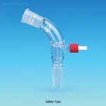 Daihan Science Angled Vacuum Receiver Adapter, Safety-Type with ASTM & DIN Joints<br>With Detac