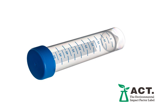 Greiner Bio One TUBE, 50 ML, PP, 30/115 MM, CONICAL BOTTOM,CELLSTAR®, BLUE SCREW CAP, NATURAL, GRADUATED, WRITING AREA, SKIRT, STERILE, 25 PCS./BOX