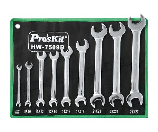 AS ONE Double Ended Spanner  Set (Alloy Steel), 양구 스패너 세트