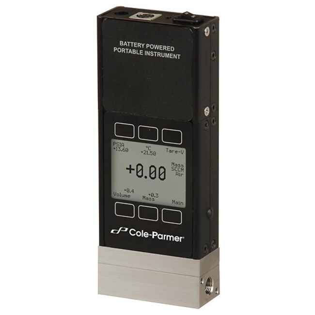 Thermo Fisher Scientific Cole-Parmer Flowmeter, mass, differential pressure, for gases, 0.05 to 5mL/min