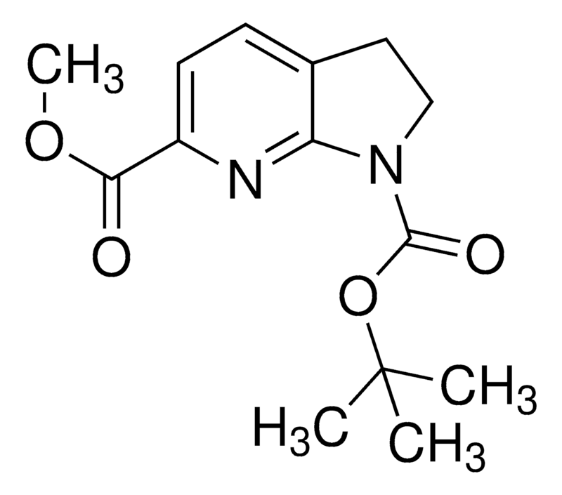 Merck 1-tert-Butyl 6-methyl 2,3-dihydro-1H-pyrrolo[2,3-b]pyridine-1,6-dicarboxylate