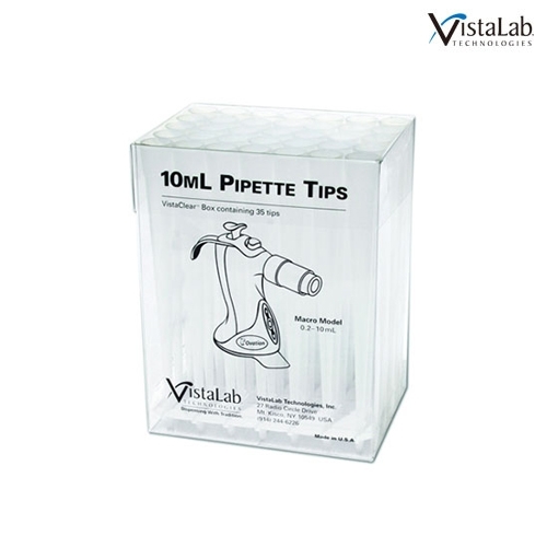 Vistalab 4058-6100 / 피펫 팁(Pipette tip) Vista Clear Box Ovation Box™,0.2-10mL[35EA/PK]