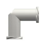 Female Luer Thread Style Elbow