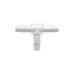 Tee Tube Fitting with 400 Series Barbs, 1/16` (1.6 mm) ID Tubing