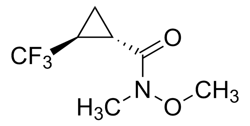 Merck trans-N-methoxy-N-methyl-2-(trifluoromethyl)cyclopropanecarboxamide