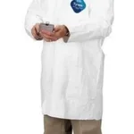 Thermo Fisher Scientific Tyvek 400 Lab Coats, Open Wrists