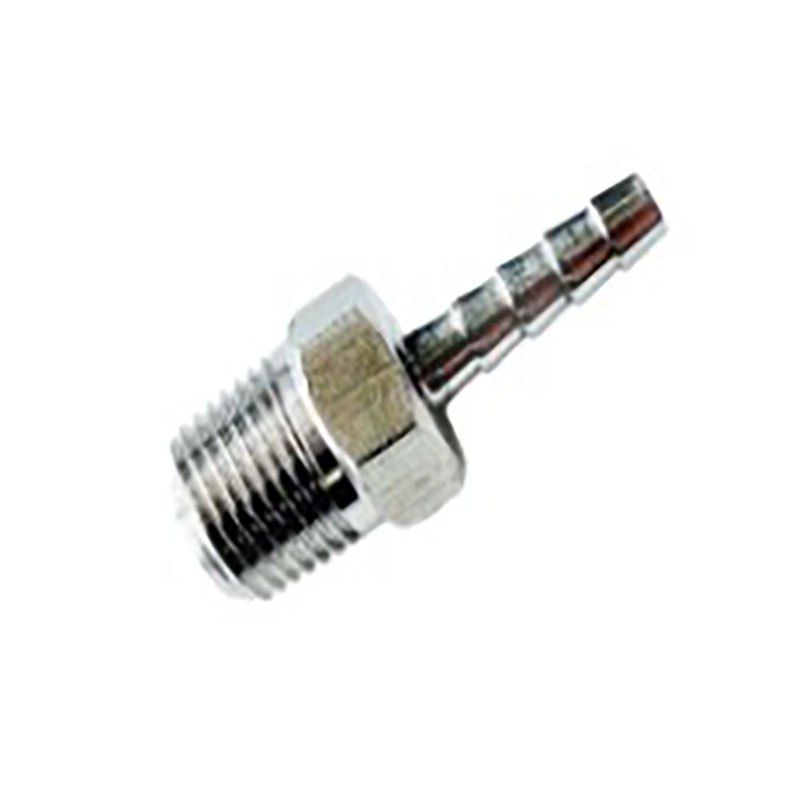 CHEMYX SYRINGE FITTING HOSE BARB 1/8 NPT x 1/8 HOSE ID
