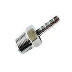 CHEMYX SYRINGE FITTING HOSE BARB 1/8 NPT x 1/8 HOSE ID