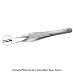 Daihan Science Hammacher Premium Micro Tissue Adson-Brown Forceps, With 7×7 Tips, L120mm, Medi