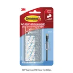 Daihan Science 3M CommandTM Clear Cord Clips, Damage-Free Hanging, Reusable<br>Ideal for Keep