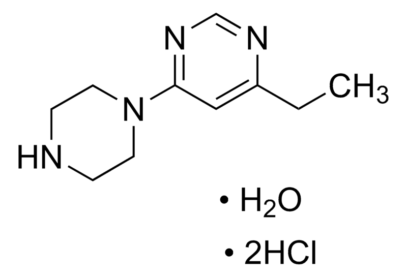 Merck 4-Ethyl-6-(1-piperazinyl)pyrimidine dihydrochloride hydrate