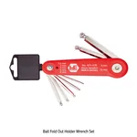 Daihan Science 7Pcs 접이식 볼렌치 세트, Ball Fold Out Holder Wrench Set / 7Pcs, 2.5~10mm