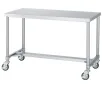 AS ONE Stainless Steel Work Bench (Conductive Type with Rubber Caster), 스테인리스 작업대(도전사양·고무캐스터)