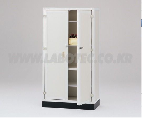 AS ONE Reagent Storage Cabinet PVC, PVC시약장, 양문형