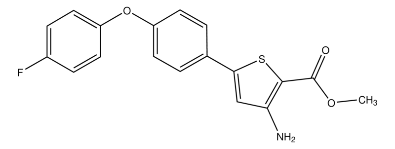 Merck Methyl 5-(4-(4-fluorophenoxy)phenyl)-3-aminothiophene-2-carboxylate