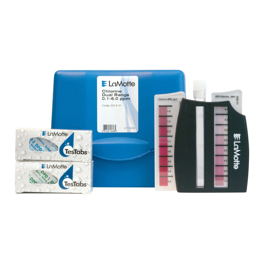 AS ONE Residual Chlorine Measurement Kit (Wide range type), 잔류염소 측정키트 (광범위 타입)