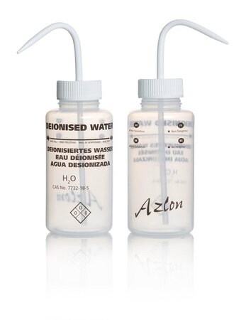 Merck AzlonÂ Multi-Lingual Unvented Wash Bottles