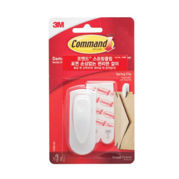 OFFICENEX 3M 코맨드탈부착식스프링클립(소/17005)