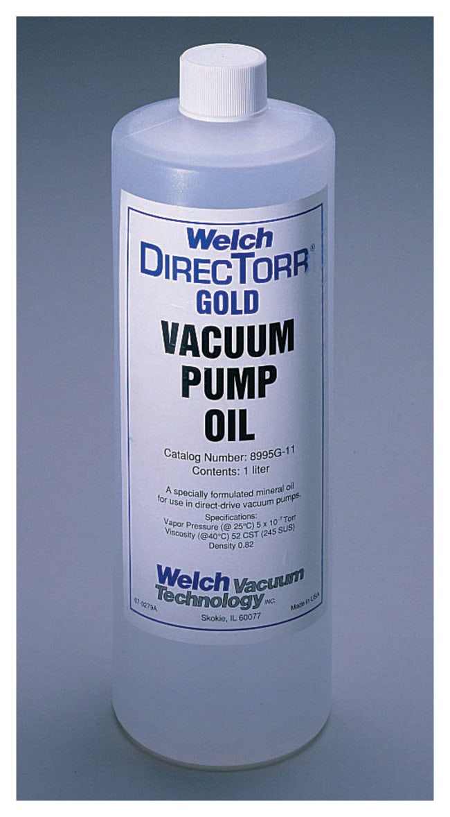 Thermo Fisher Scientific DirecTorr Gold Synthetic Pump Oil, 1 gal.