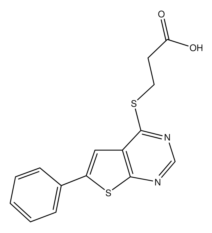 Merck 3-(6-Phenylthieno[2,3-d]pyrimidin-4-ylthio)propanoic acid