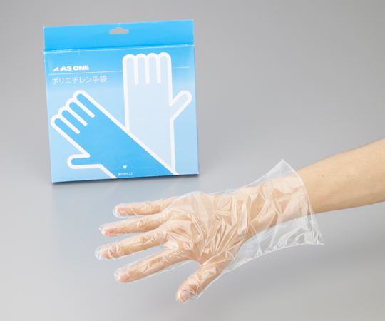AS ONE Polyethelene Glove 275mm, 폴리에틸렌 장갑 275mm