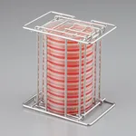AS ONE Reversable Petri Dish Rack, 도립 페트리디쉬 랙