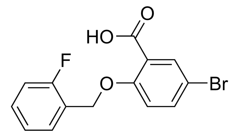 Merck 5-Bromo-2-[(2-fluorobenzyl)oxy]benzoic acid