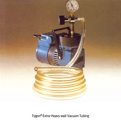 Daihan Science Tygon Extra Heavy Wall Vacuum Tubing, E-3603, Up to 686mm Hg at 60℃, id Φ4.8~Φ1