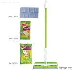Daihan Science 3M Scotch Clip-type Mop, with Cloths & Adjustable Handle(500mm), 35× 1 3×h85/